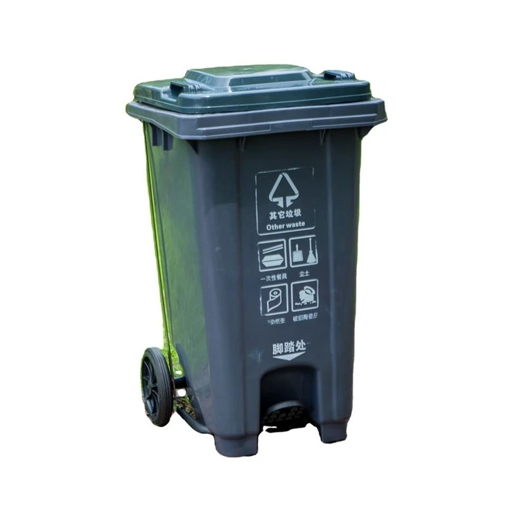 Cubo De Basura De Plástico Al Aire Percuma
