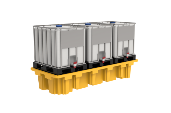 3 Drums IBC Spill Containment Pallet Wholesale 