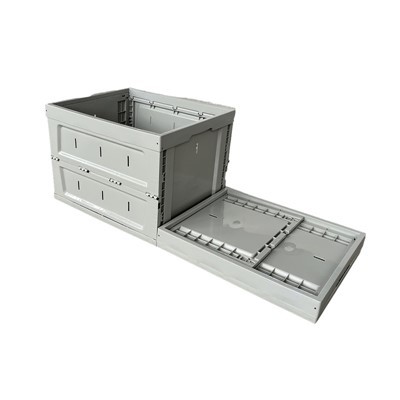 ASRS Stackable Foldable Solid Wall Plastic Crate