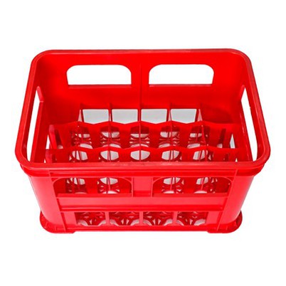 Tugas Berat Memegang Peti Bir Plastik Merah